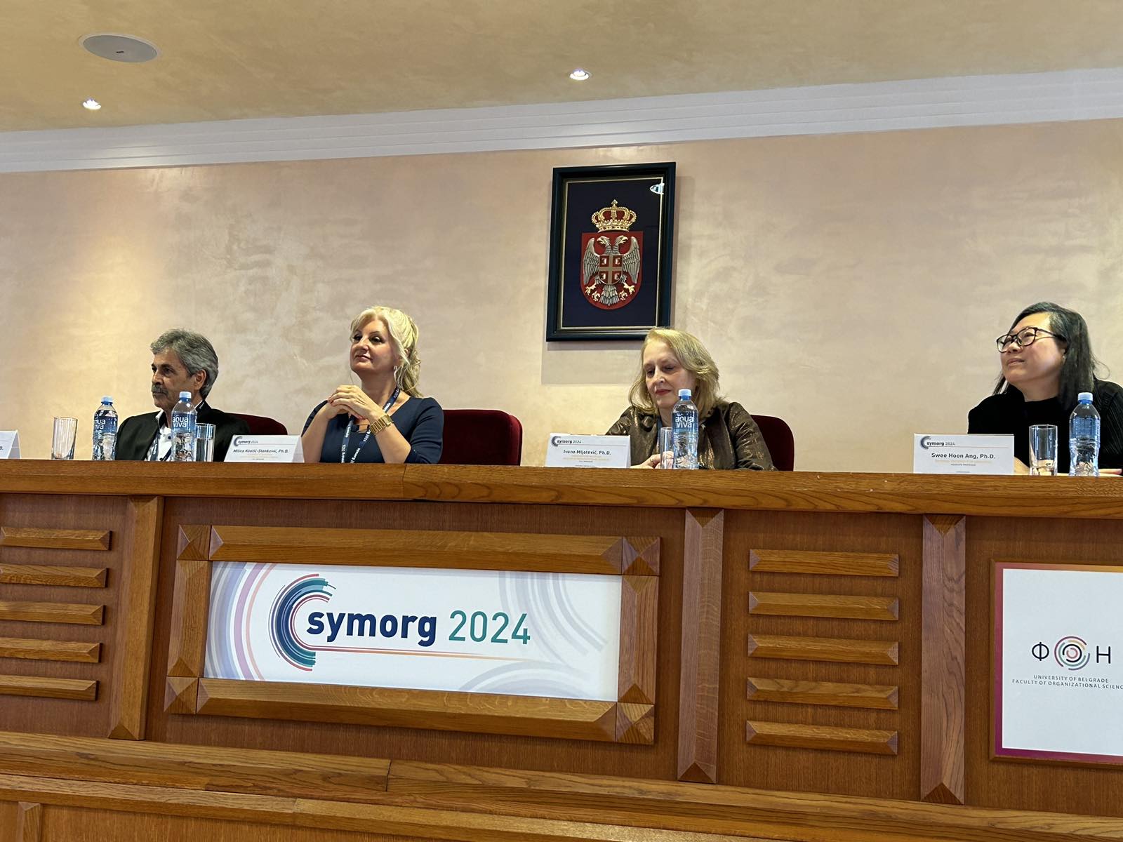 Audience at SymOrg conference hall